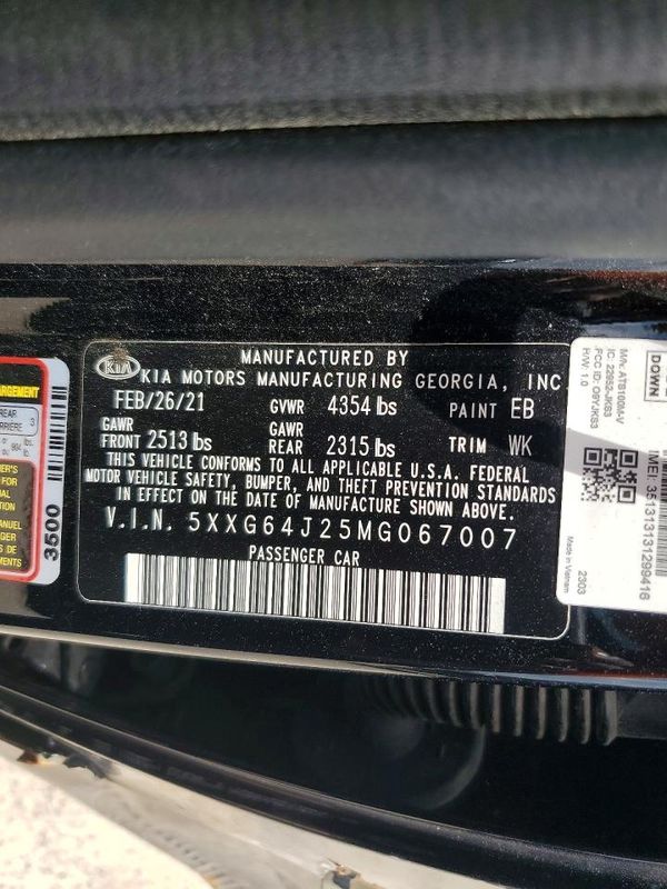 2021 KIA K5 GT-Line