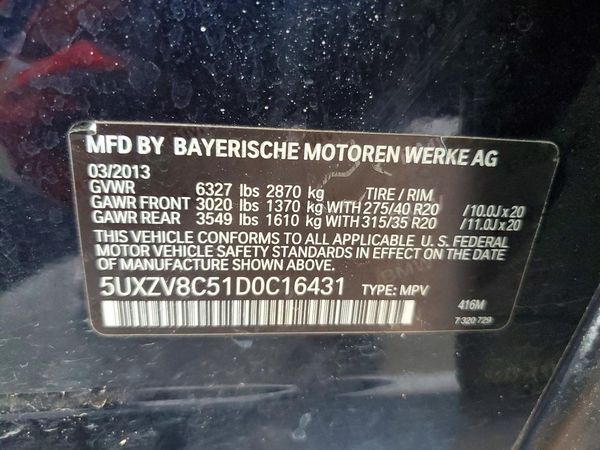 2013 BMW X5 xDrive50i