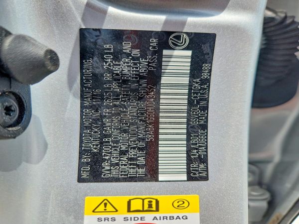 2017 LEXUS ES 350