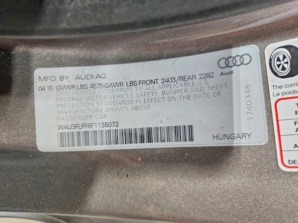 2015 AUDI A3 quattro Premium Plus