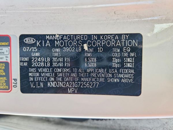 2016 KIA SOUL Plus