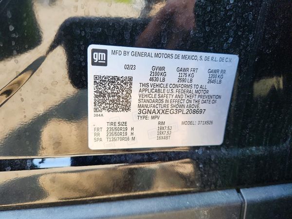 2023 CHEVROLET EQUINOX Premier (1LZ)