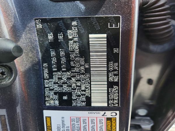 2015 TOYOTA 4RUNNER Base Grade