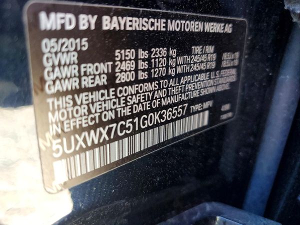 2016 BMW X3 xDrive35i