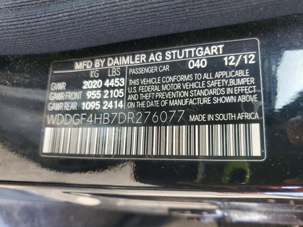 2013 MERCEDES-BENZ C C250