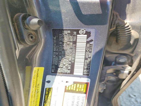 2013 TOYOTA CAMRY