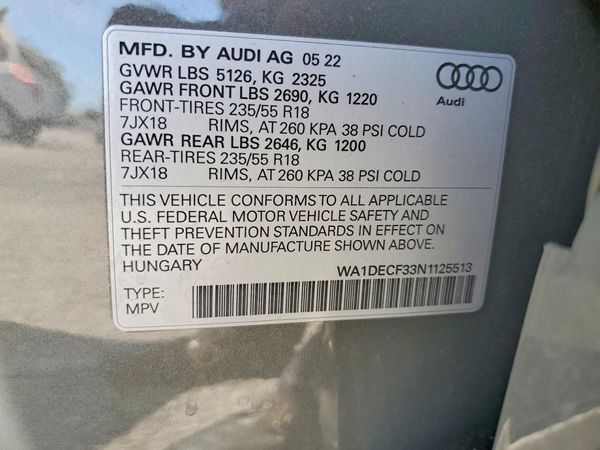 2022 AUDI Q3