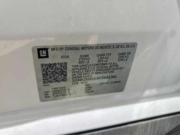 2019 CHEVROLET BLAZER 1LT
