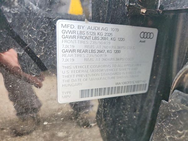 2020 AUDI Q3 S Line quattro Premium