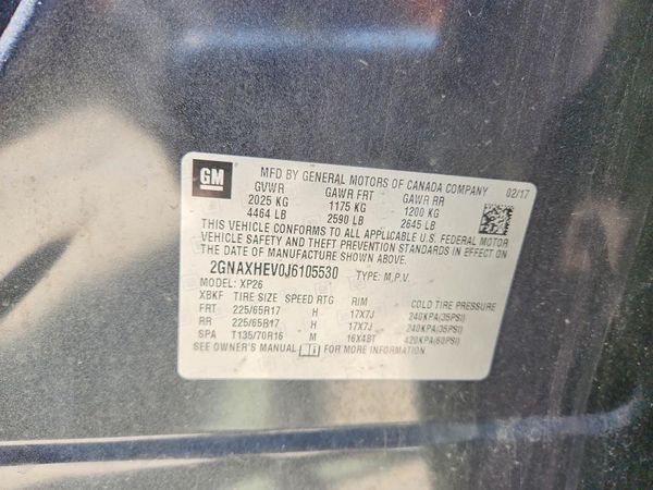 2018 CHEVROLET EQUINOX LS