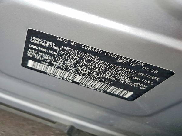 2018 SUBARU FORESTER Base P