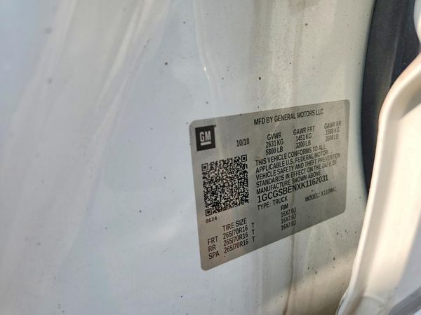 2019 CHEVROLET COLORADO Work Truck