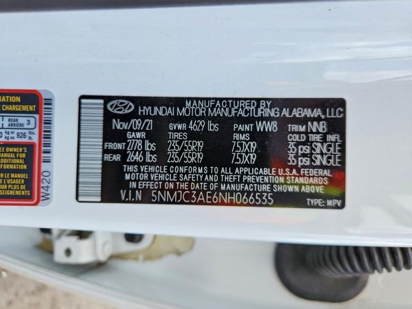 2022 HYUNDAI TUCSON SEL Premium Pkg