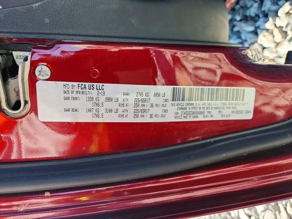 2019 DODGE GRAND CARAVAN GT