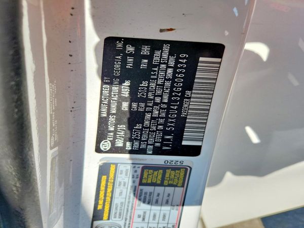 2016 KIA OPTIMA GLS, JSL