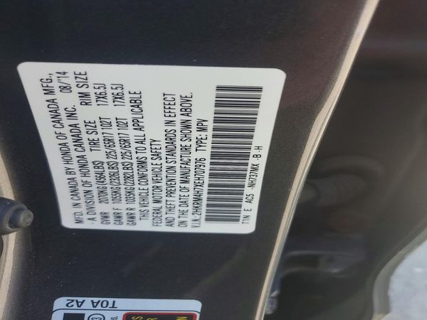2014 HONDA CRV EX-L