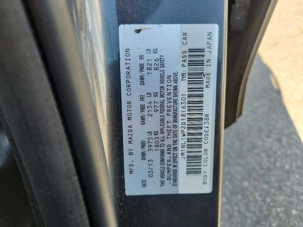 2013 MAZDA 3 Grand Touring/GT