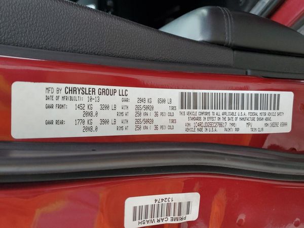 2014 DODGE DURANGO Limited