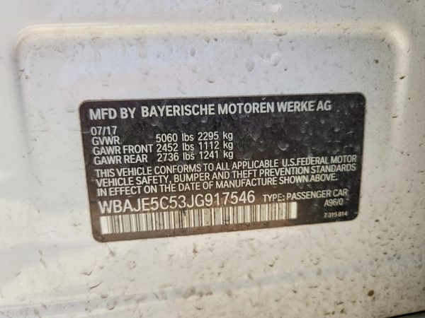 2018 BMW 540