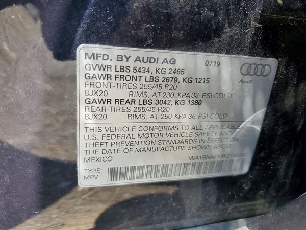 2019 AUDI Q5 quattro Premium Plus