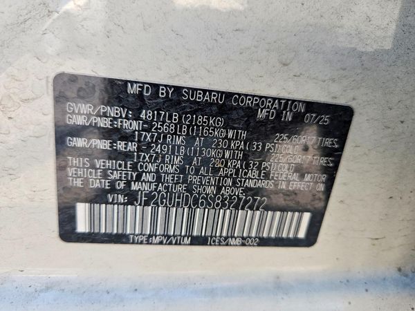 2025 SUBARU CROSSTREK Premium