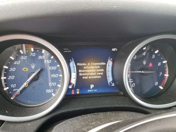 2016 MASERATI GHIBLI