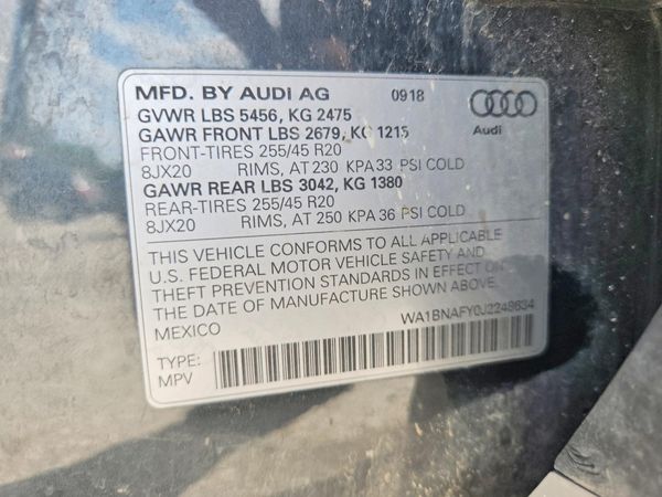 2018 AUDI Q5 quattro Premium Plus