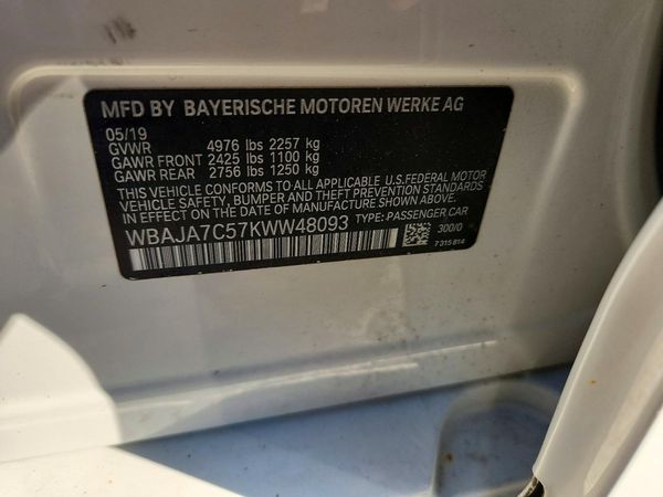 2019 BMW 530 xDrive