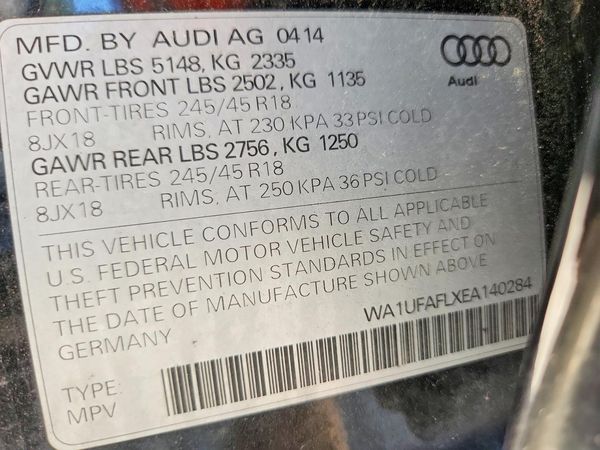 2014 AUDI A4 ALLROAD Premium Plus quattro