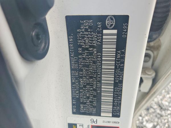 2013 TOYOTA CAMRY