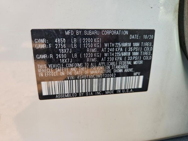 2021 SUBARU OUTBACK Limited+M/R+NAVI(HK)