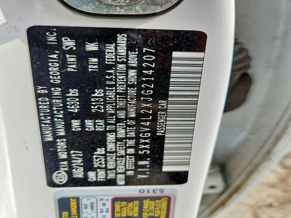 2018 KIA OPTIMA SXL