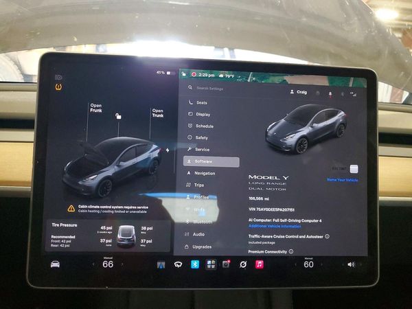 2023 TESLA MODEL Y — ODOM