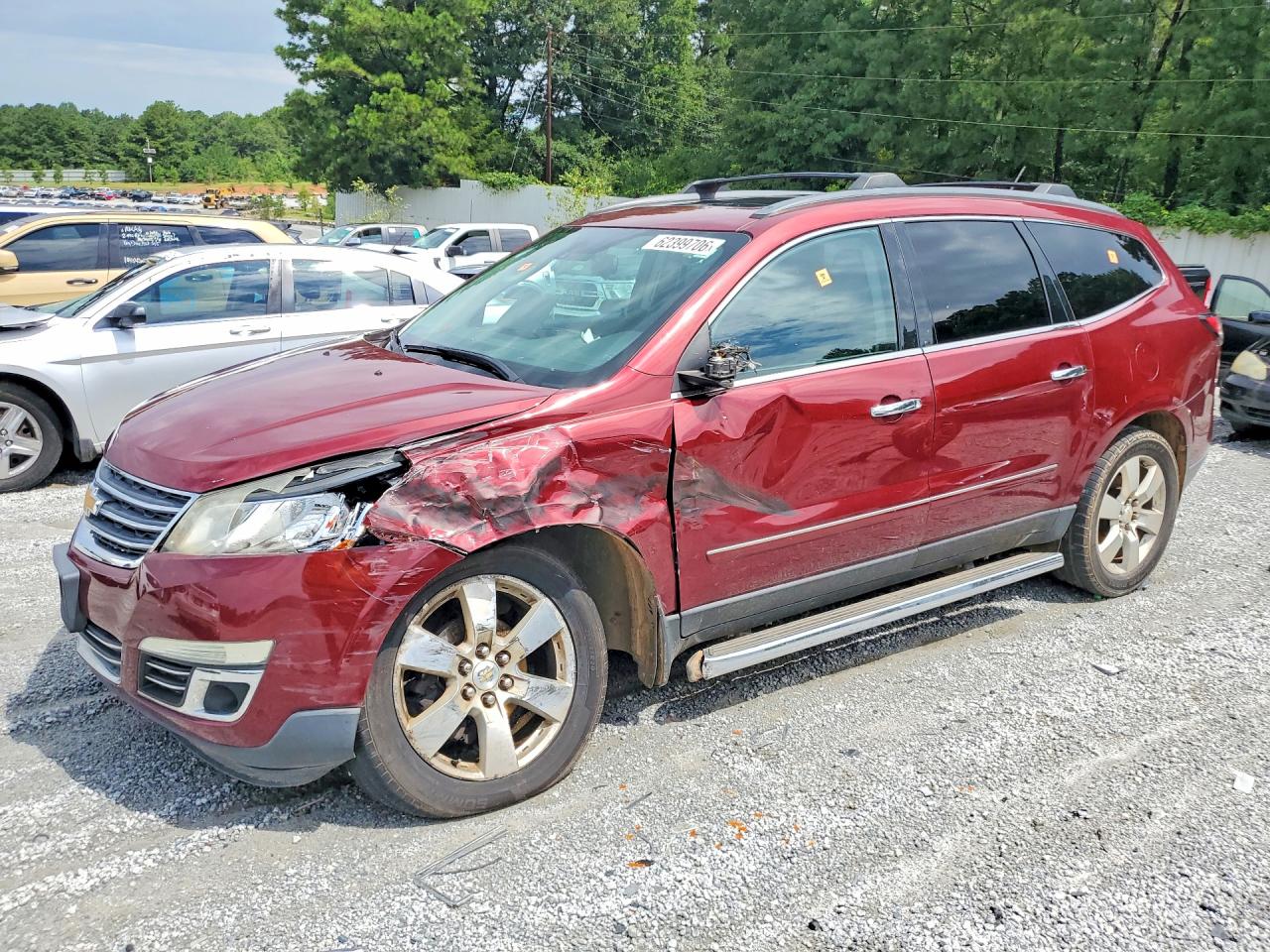2015 CHEVROLET TRAVERSE LTZ — Front 3/4