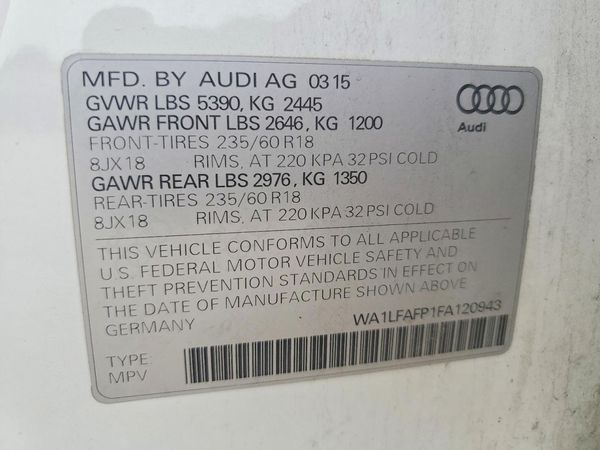 2015 AUDI Q5 Premium Plus