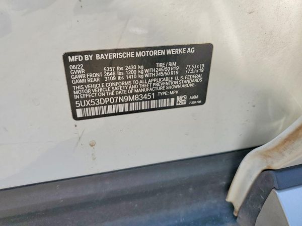 2022 BMW X3 xDrive30i