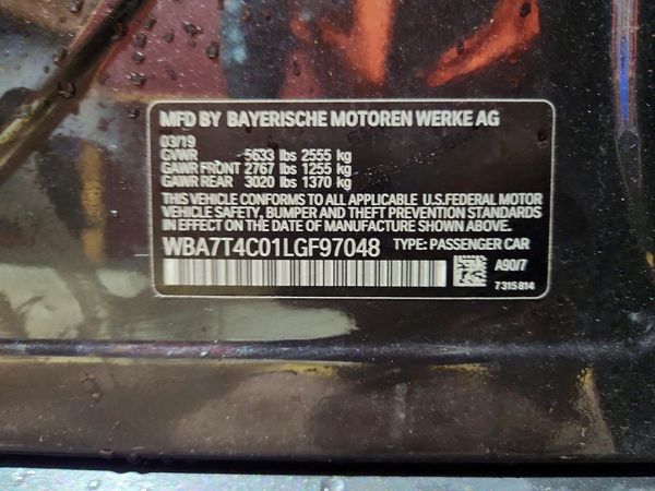 2020 BMW 740 xDrive
