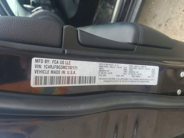 2021 JEEP GRAND CHEROKEE Limited