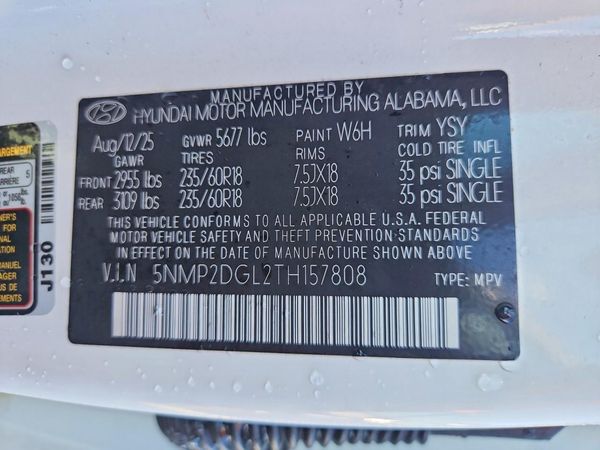 2026 HYUNDAI SANTA FE SEL