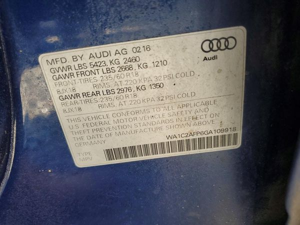 2016 AUDI Q5