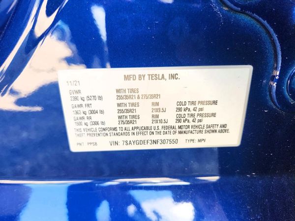2022 TESLA MODEL Y