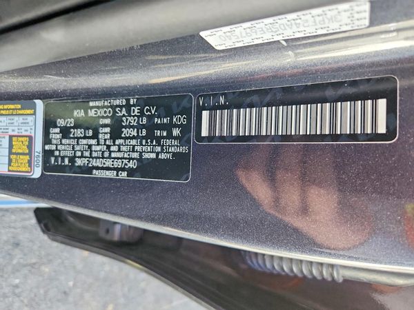 2024 KIA FORTE LX, LXS