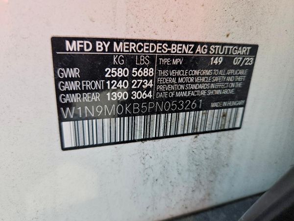 2023 MERCEDES-BENZ EQB EQB300 4MATIC