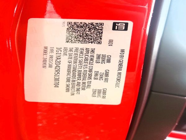 2024 CHEVROLET CORVETTE Standard 1LT
