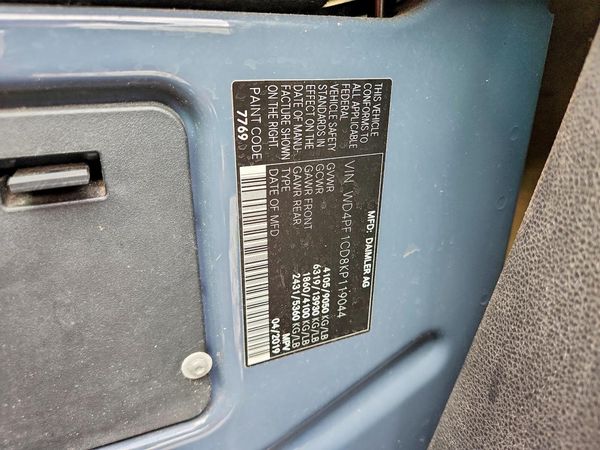 2019 MERCEDES-BENZ SPRINTER