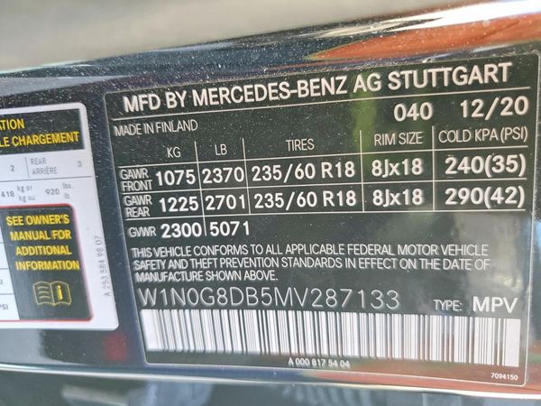 2021 MERCEDES-BENZ GLC GLC300