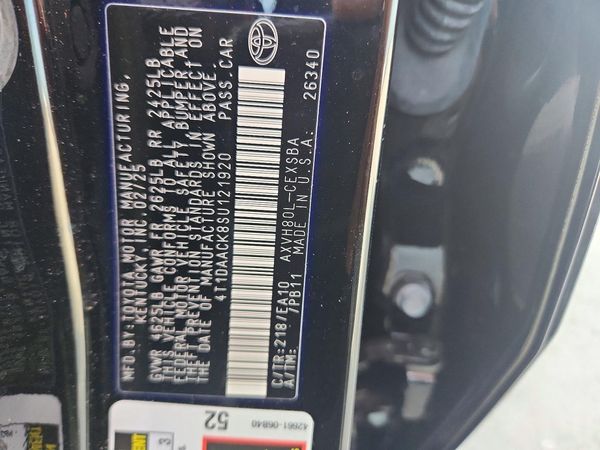 2025 TOYOTA CAMRY — VINS