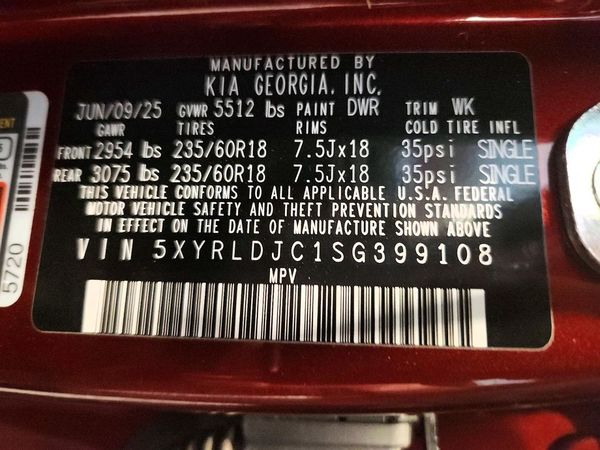 2025 KIA SORENTO