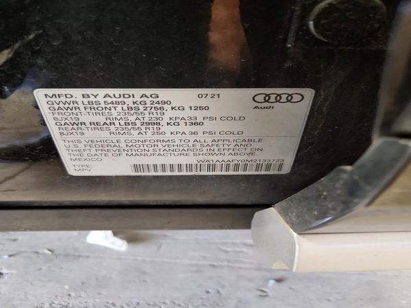 2021 AUDI Q5