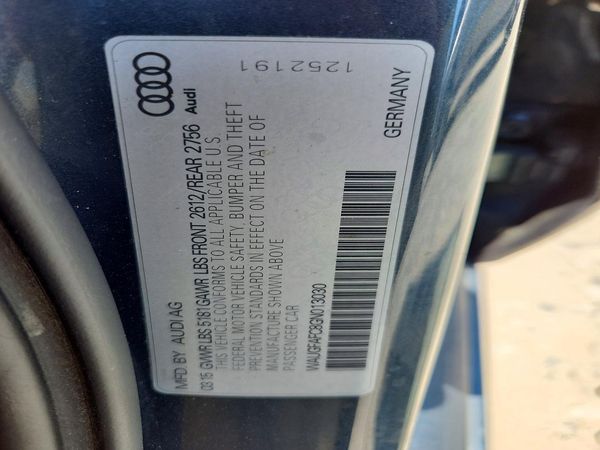 2016 AUDI A6 quattro Premium Plus